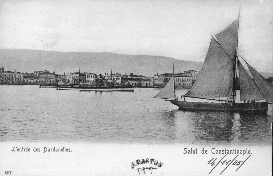 &Omicron; &Epsilon;&lambda;&lambda;ή&sigma;&pi;&omicron;&nu;&tau;&omicron;&sigmaf; (&Ccedil;anakkale Boğazı),  &Delta;&alpha;&rho;&delta;&alpha;&nu;έ&lambda;&lambda;&iota;&alpha;